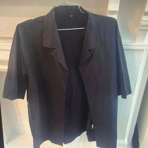 Black Button-Up Shirt